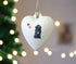Newfoundland Ceramic Heart Bauble